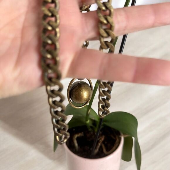 Vintage Juicy Couture Engraved Crown Logo Charm Accessory Chain - Picture 4 of 6